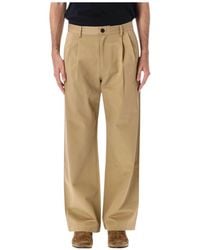 Tonywack - Pleated Wide-Leg Chino Pants - Lyst