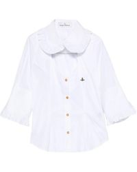 Vivienne Westwood - Ss Toulouse Frill Cut-Out Shirt - Lyst