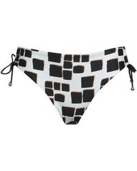Max Mara - Plaid Stretch Bikini Bottoms - Lyst