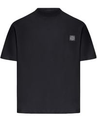 Stone Island - Logo Patch Short-Sleeved T-Shirt - Lyst