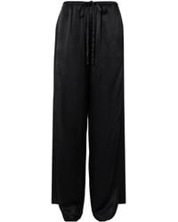 Proenza Schouler - Crepe Wide-Leg Pants - Lyst