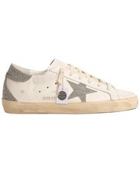 Golden Goose - Super-Star With Swarovski Crystal Star And Heel Tab - Lyst