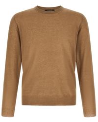 Zanone - Giro Crew Neck Knitted Sweater - Lyst