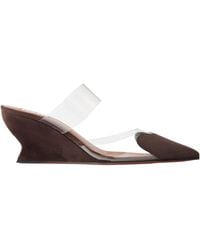 Alaïa - Alaïa Le Coeur Wedge Mules - Lyst