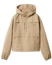 Miu Miu - Ripstop Blouson Jacket - Lyst