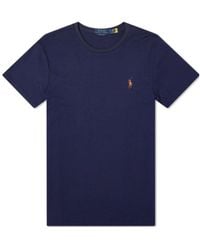 Polo Ralph Lauren - Logo Embroidered Crewneck T-Shirt - Lyst