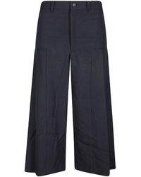Comme des Garçons - Comme Des Garçons Comme Des Garçons Wide Leg Pleated Trousers - Lyst