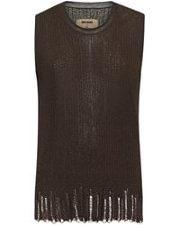 Uma Wang - Knitted Sleeveless Vest - Lyst