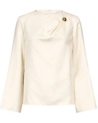 Loulou de Saison - Azae Draped Blouse - Lyst