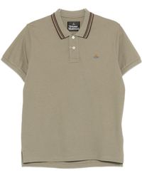 Vivienne Westwood - Classic Orb Collar-Trim Polo Shirt - Lyst