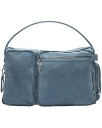 Acne Studios - Camero Hotel Suede Multi-Pocket Shoulder Bag - Lyst