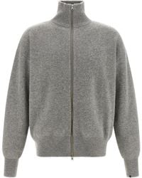 Extreme Cashmere - Long-Sleeved Zip-Up Cardigan - Lyst