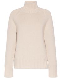 Max Mara - Ribbed Turtleneck Knitted Jumper - Lyst