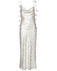 ROTATE BIRGER CHRISTENSEN - Cowl-Neck Midi Dress - Lyst