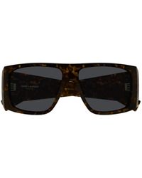 Saint Laurent - Eyewear Aviator Frame Sunglasses - Lyst