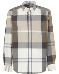 Barbour - Long-Sleeve Plaid Cotton Shirt - Lyst