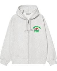 Carhartt - Pronto Subito-Print Zip-Up Hoodie - Lyst