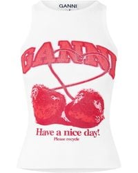 Ganni - Cherry Vest - Lyst