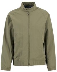 Barbour - Zippered Long-Sleeved Raincoat - Lyst