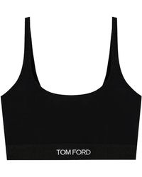 Tom Ford - Logo Band Bralette - Lyst