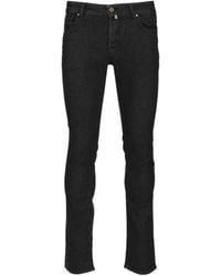 Jacob Cohen - Logo Patch Slim Fit Jeans - Lyst