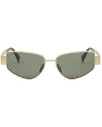 Celine - Logo Sunglasses - Lyst