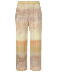Pleats Please Issey Miyake - Pleats Please Tie-Dye Trousers - Lyst