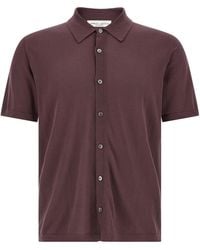 Roberto Collina - Short-Sleeve Knitted Shirt - Lyst