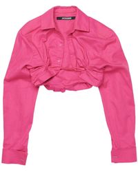 Jacquemus - Machou Cropped Long-Sleeved Top - Lyst