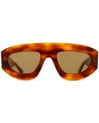 Bottega Veneta - Eyewear Geometric Frame Sunglasses - Lyst