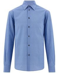 Ferragamo - Ferragamo Monogram Shirt - Lyst