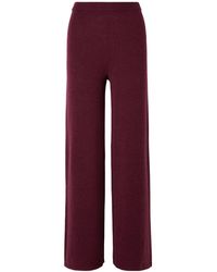 The Elder Statesman - Juniper Cashmere Wide-Leg Casual Pants - Lyst