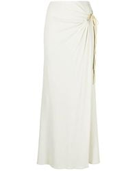 Nanushka - Macea Draped Maxi Skirt - Lyst