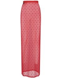 Marine Serre - Printed Midi Skirt - Lyst