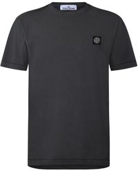 Stone Island - Logo Patch T-Shirt - Lyst