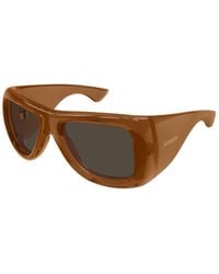 Saint Laurent - Eyewear Howl Rectangular Frame Sunglasses - Lyst