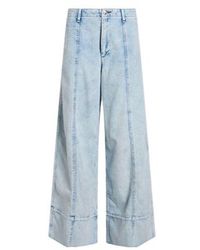 Rag & Bone - Denim Wide-Leg Pants - Lyst