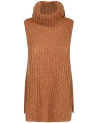 Herno - Sleeveless Turtleneck Sweater - Lyst