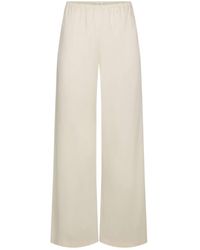 FRAME - The Society Wide-Leg Trousers - Lyst