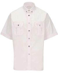 Prada - Short-Sleeved Button-Up Shirt - Lyst