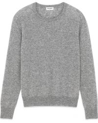 Saint Laurent - Cashmere And Silk Sweater - Lyst