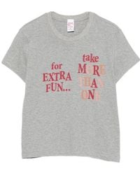 RE/DONE - Crew-Neck T-Shirt - Lyst