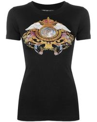 Versace Jeans Couture - Graphic Print Cotton T-Shirt - Lyst