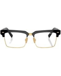Miu Miu - Eyewear Square Frame Glasses - Lyst