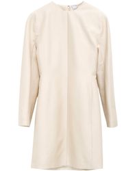 Bottega Veneta - Long Sleeve Mini Dress - Lyst