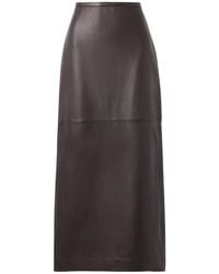 Co. - Back Slit Midi Skirt - Lyst