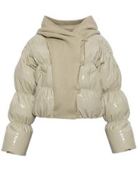 DIESEL - Ribbed-Knit Quilted Jacket - Lyst