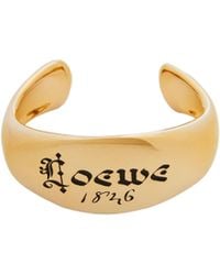 Loewe - Signet Cuff - Lyst