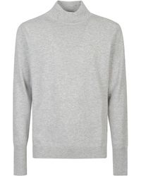 Ballantyne - Mock-Neck Knitted Jumper - Lyst