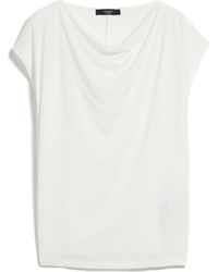 Weekend by Maxmara - Plain Knitted T-Shirt - Lyst